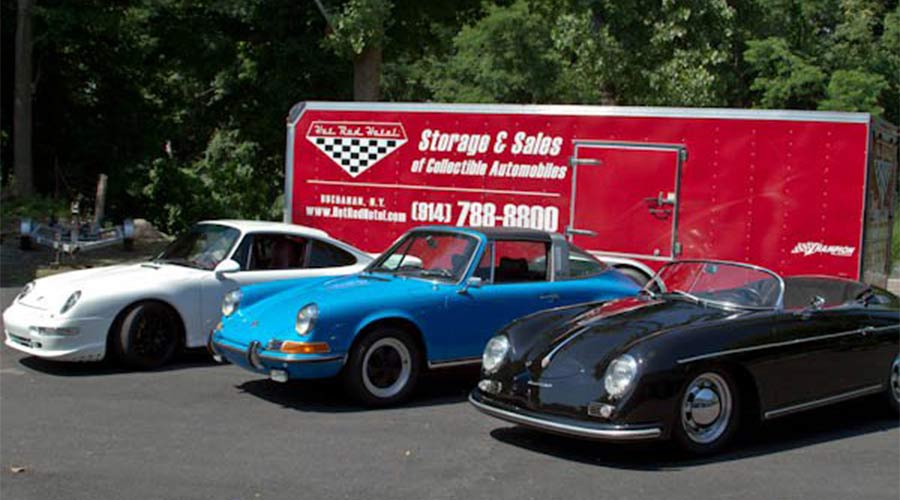 Vintage Porsche at Hot Rod Hotel